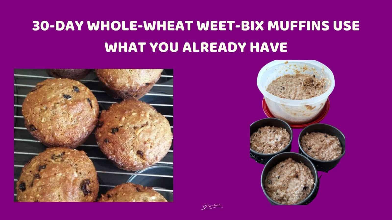 an image of 30-Day Whole-Wheat Weet-Bix Muffins