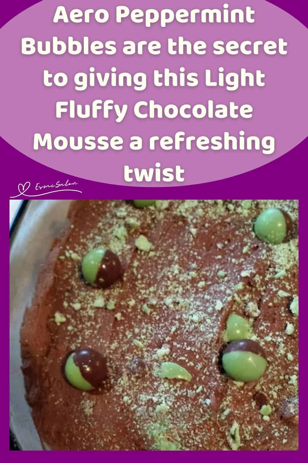 an image of a bowl of Light Fluffy Chocolate Mousse