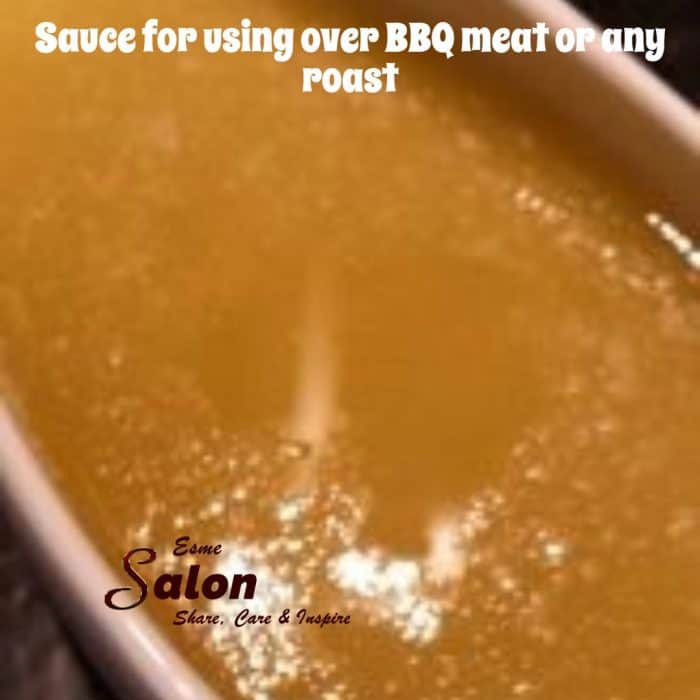 A bowl of BBQ Sauce