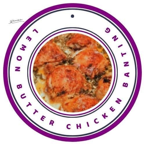 an iamge of a dish of Banting Lemon Butter Chicken with Creamy Spinach