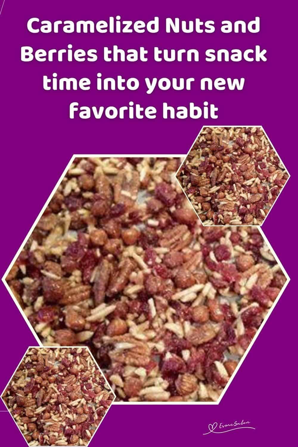 an image of a tray of Caramelized Nuts and Berries