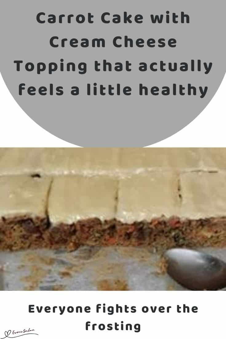 an image of cubes of Carrot Cake in a pan