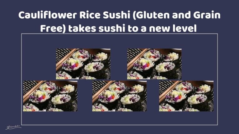 an image of Cauliflower Rice Sushi Rolls