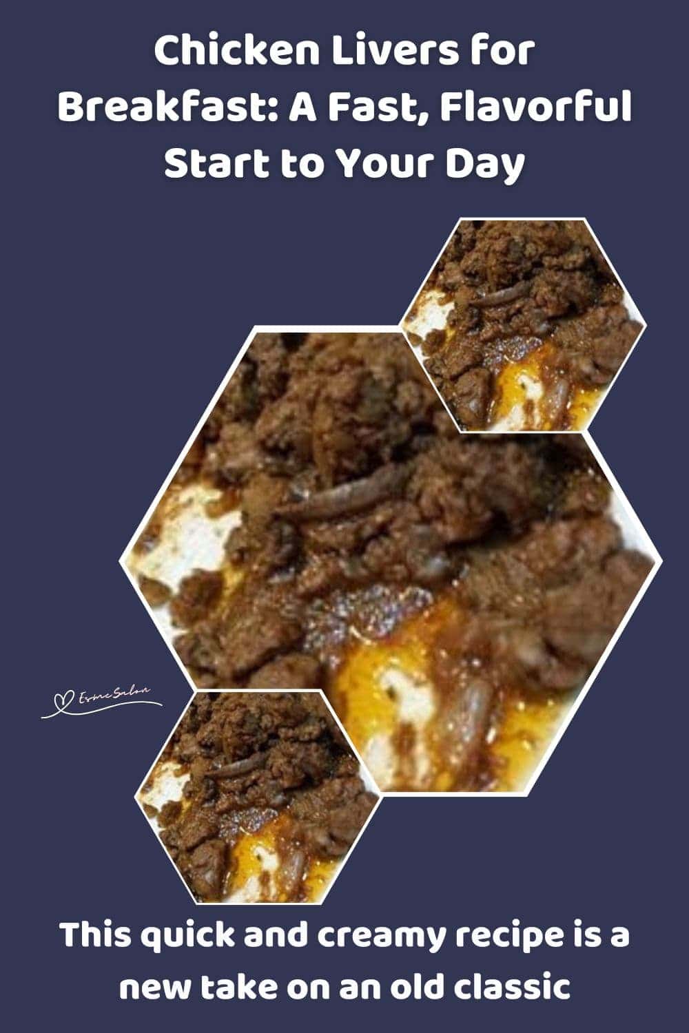 an image of a plate with Chicken Livers for Breakfast
