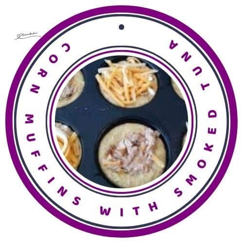 an image of Corn Muffins with Smoked Tuna in the making