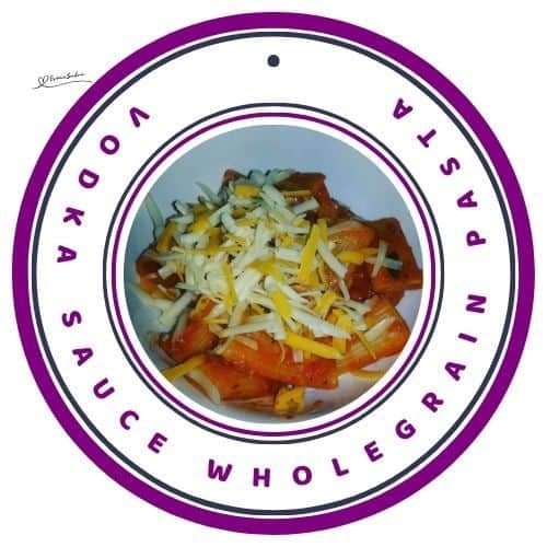 an image of a bowl with Creamy Vodka Sauce Wholegrain Pasta