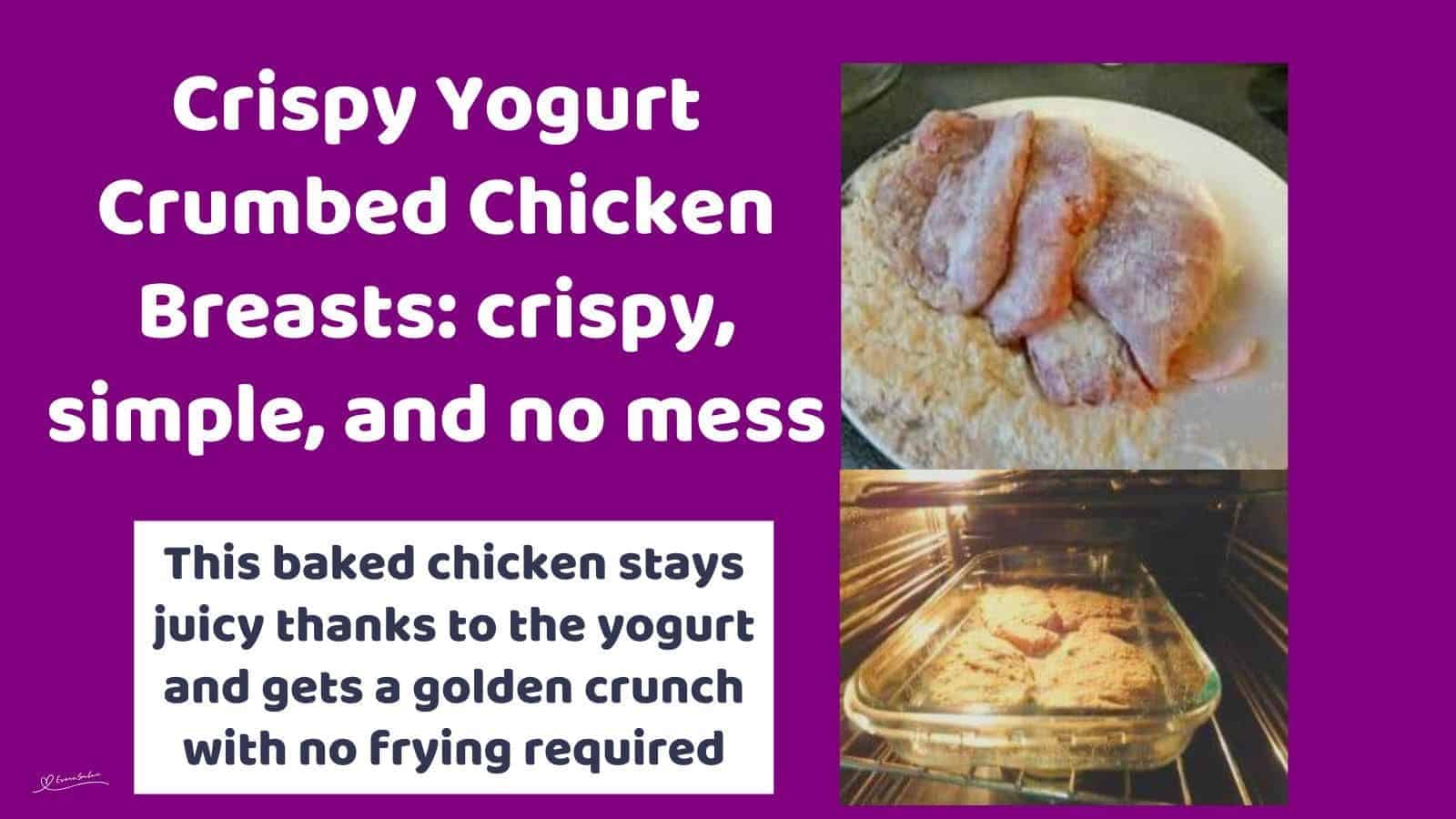an image of Crispy Yogurt Crumbed Chicken Breasts