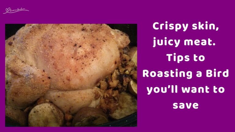 An image of roasted bird with stuffing and veggies