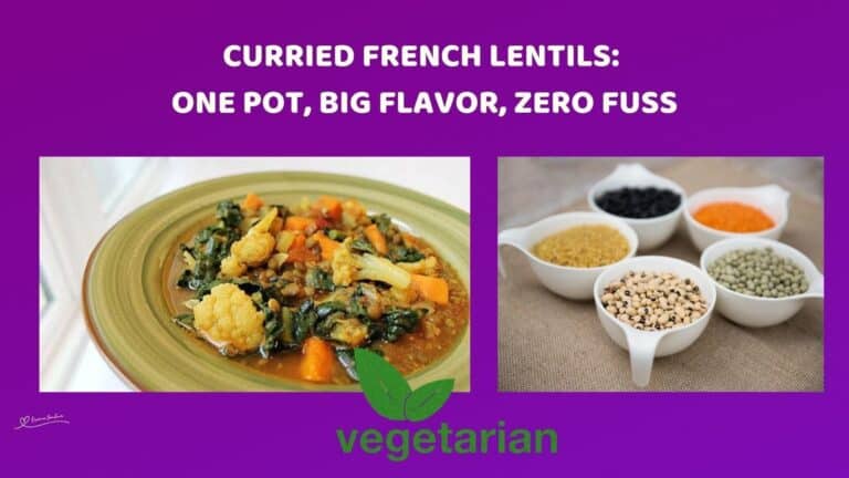 an image of a bowl of Curried French Lentils