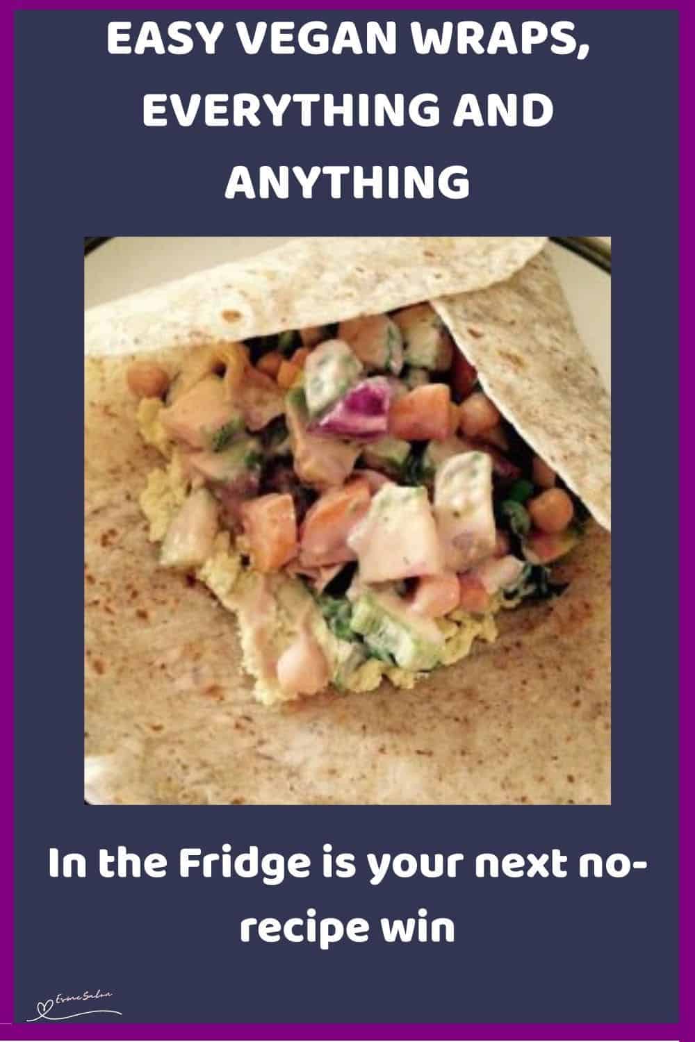 an image of an Easy Vegan Wraps