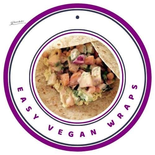 an image of an Easy Vegan Wraps