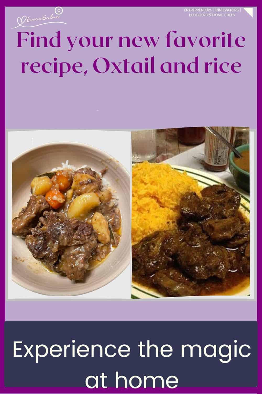 an image of Oxtail with Yellow Rice