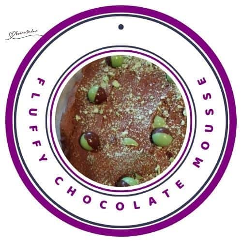 an image of a bowl of Light Fluffy Chocolate Mousse