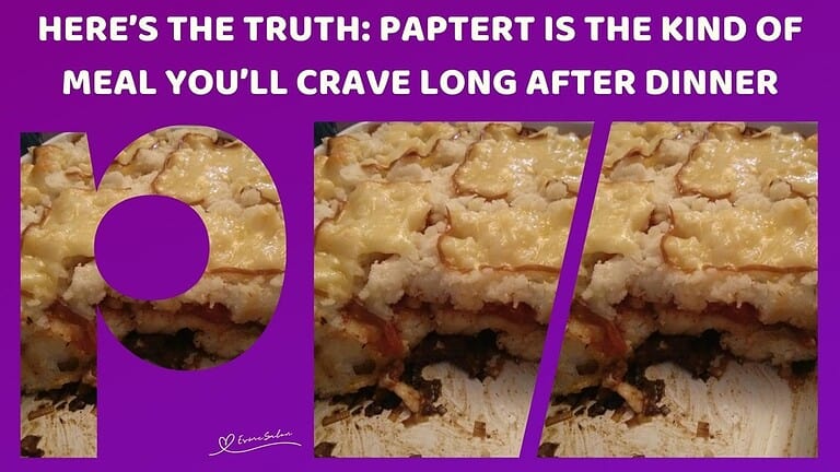 an image of a Paptert, a typical South African "casserole"