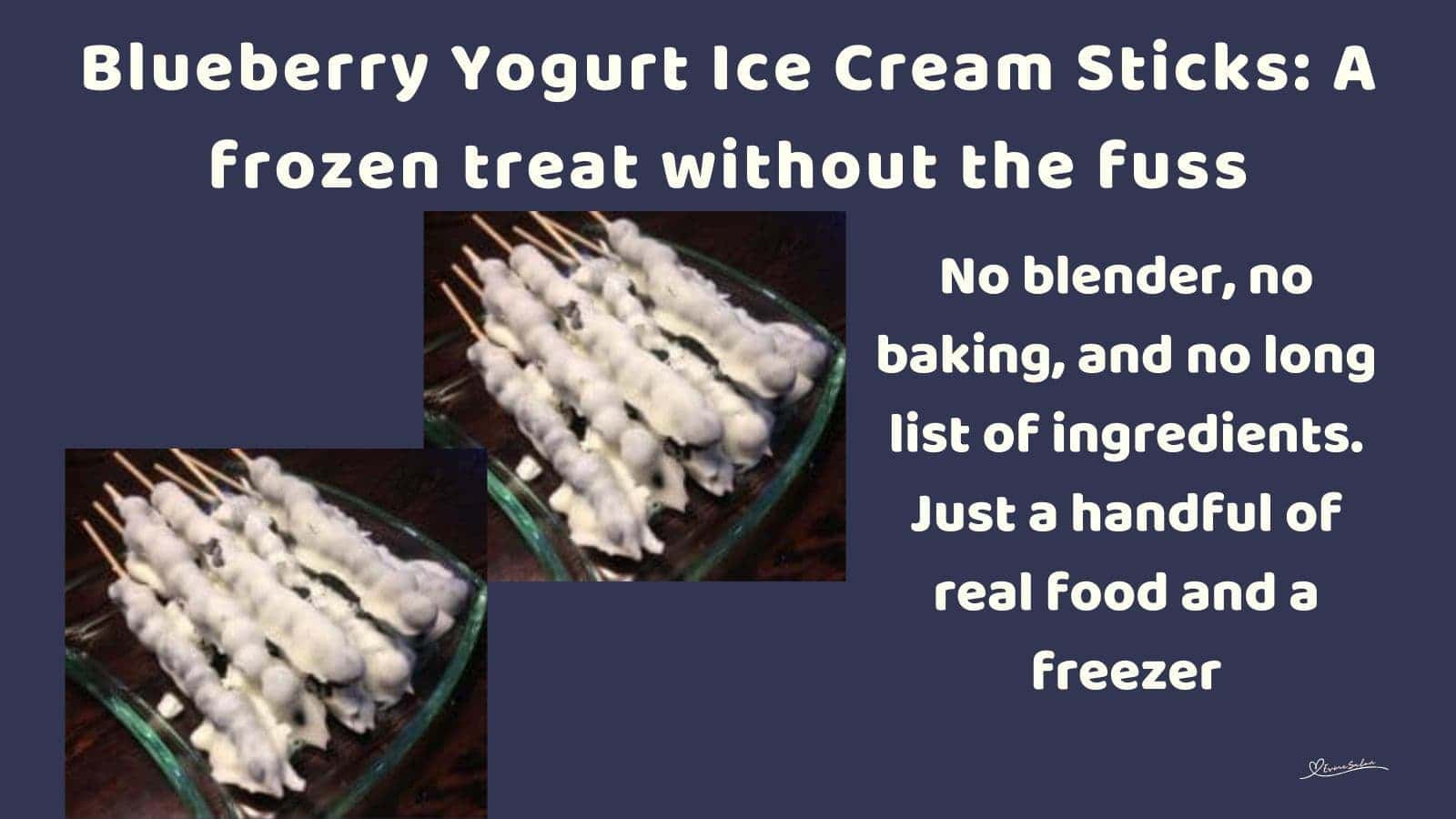 an image of Blueberry Yogurt Ice Cream on a Stick
