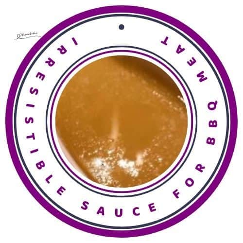 an image of The Most Irresistible Sauce for BBQ Meat or Roasts in a sauce vessel