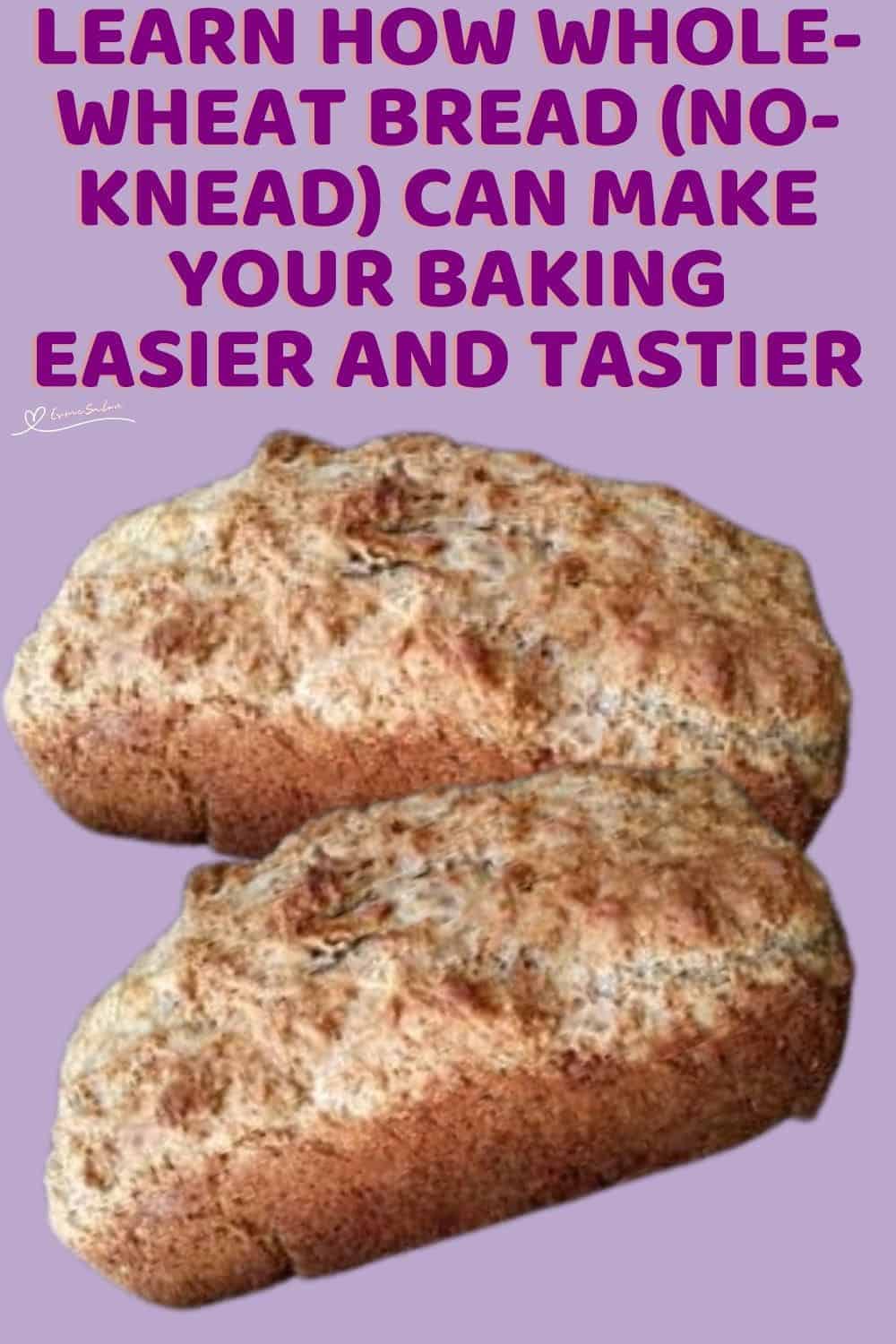 an image of a Fresh Whole-Wheat Bread (No-Knead)