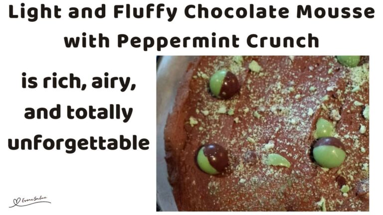 an image of a bowl of Light Fluffy Chocolate Mousse