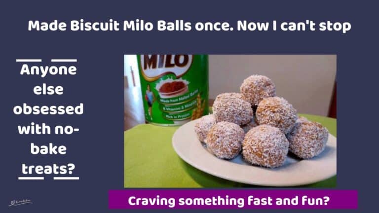 Biscuit Milo Balls
