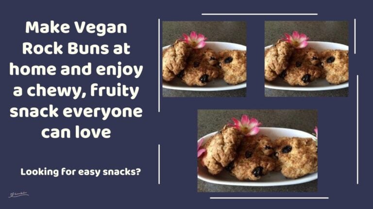 an image of Vegan Rock Buns on a white platter