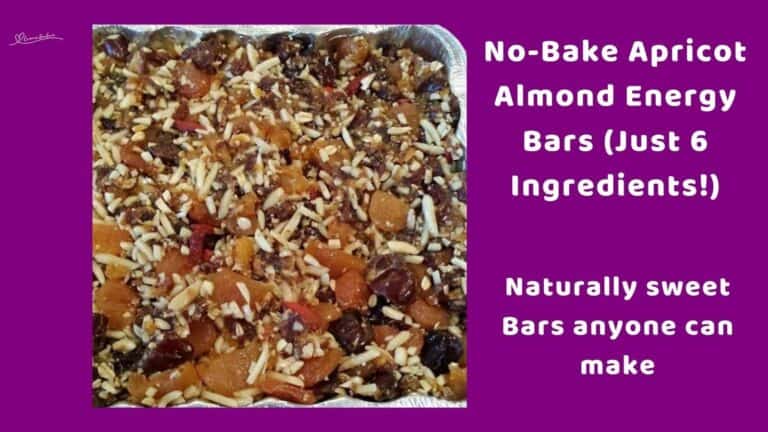 an image of a foil tray filled with Apricot Almond Energy Bars