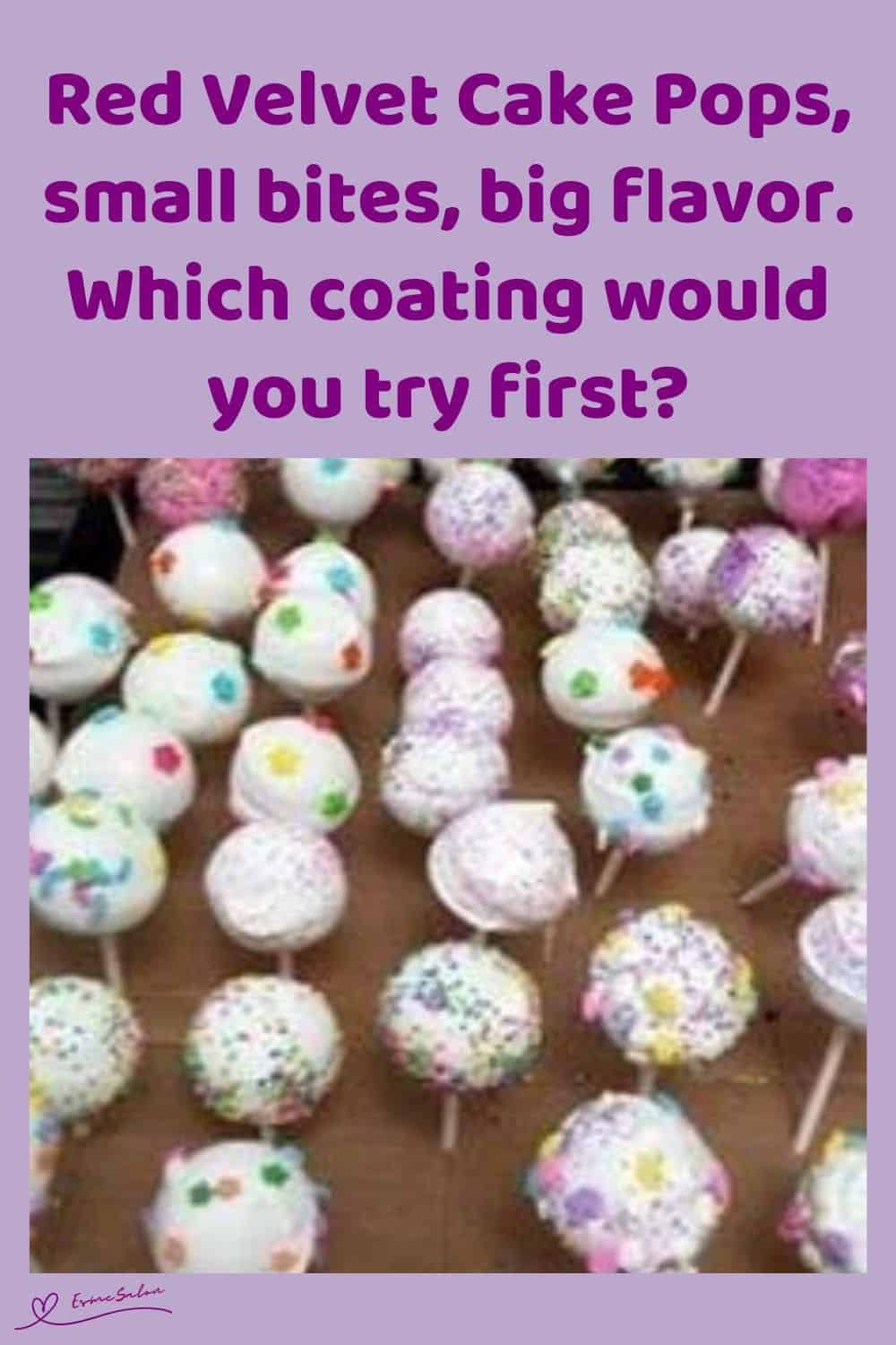 an image of a bunch of Red Velvet Cake Pops