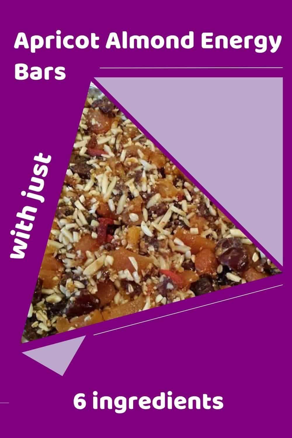 an image of a foil tray filled with Apricot Almond Energy Bars