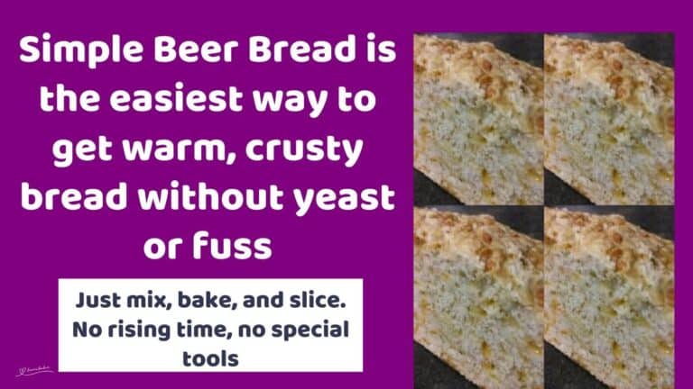 an image of a sliced Simple Beer Bread
