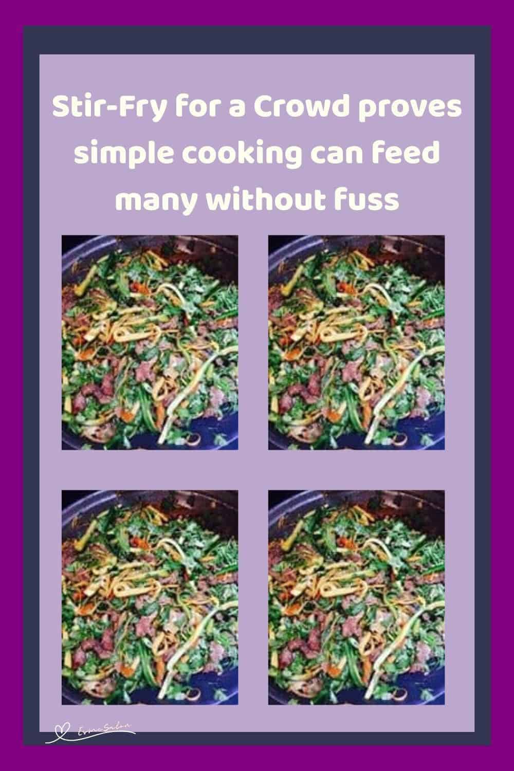 an image of a dish with 1. Stir-Fry for a Crowd