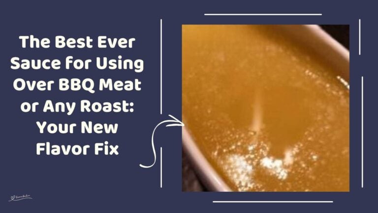 an image of The Most Irresistible Sauce for BBQ Meat or Roasts in a sauce vessel