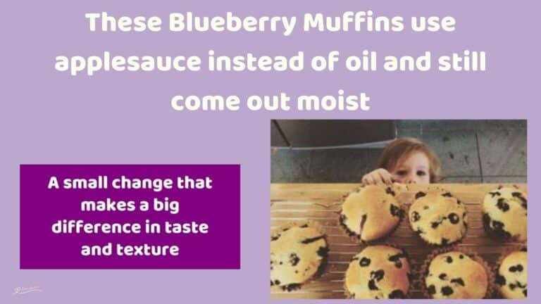 an image of Blueberry Muffins on a wooden table