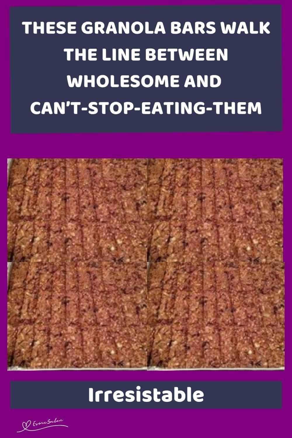 an image of a baking tray filled with Granola bars