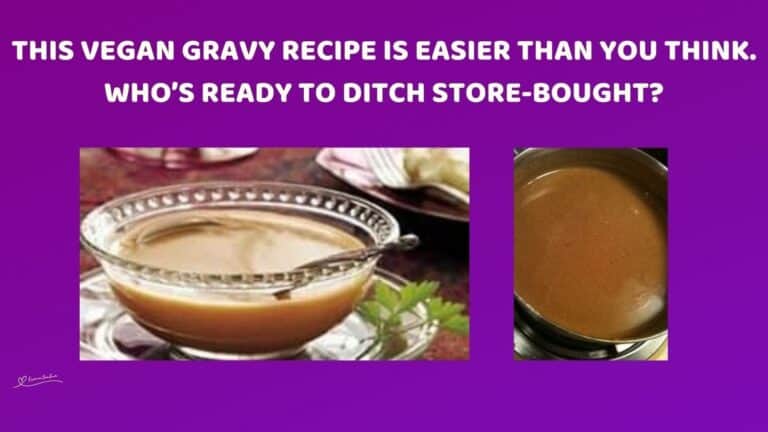 an image of a sauce vessel with Vegan Gravy