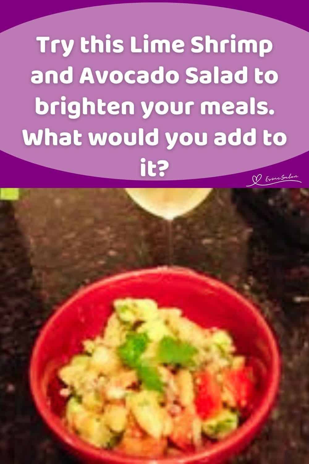 Lime Shrimp and Avocado Salad