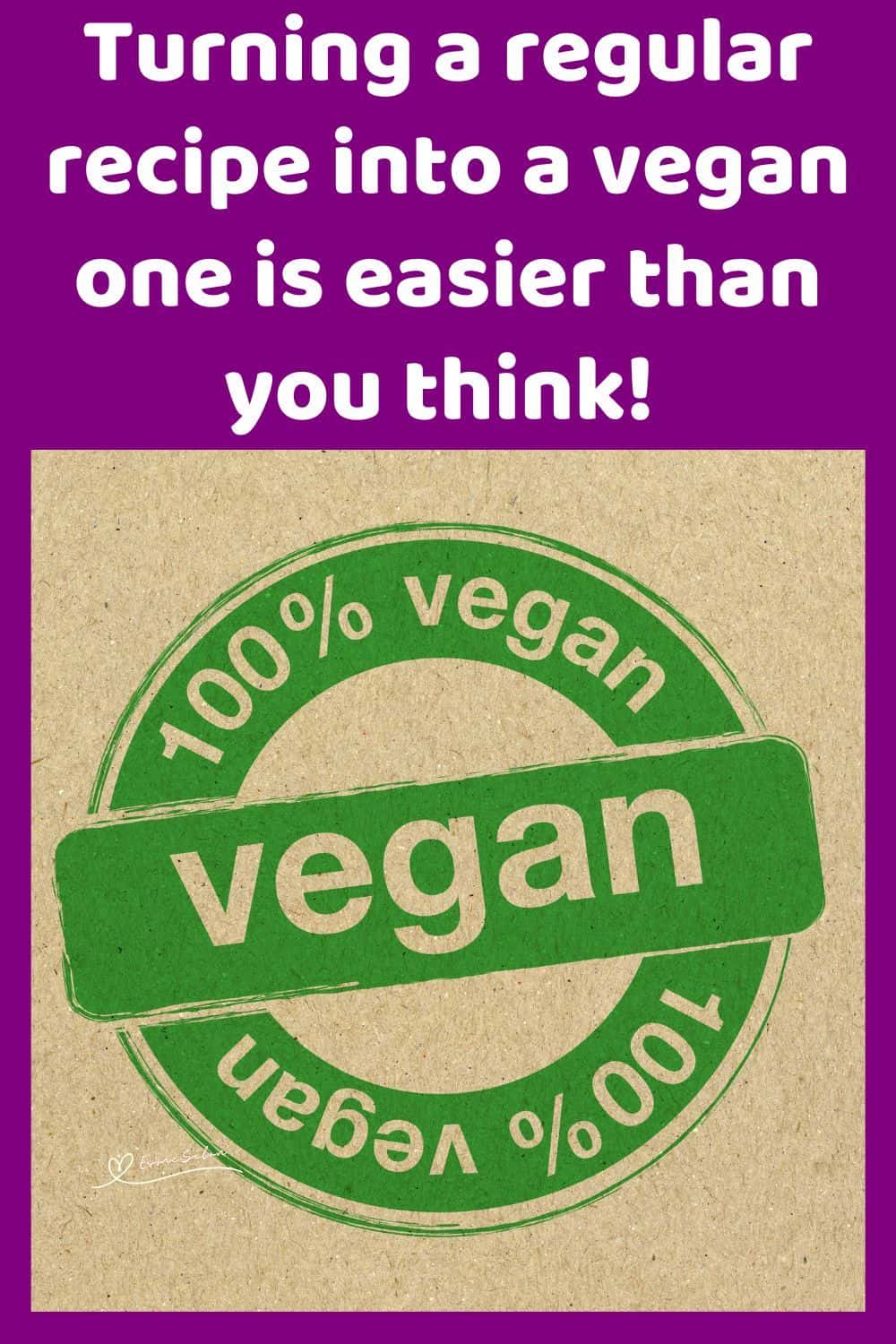 an image of a 100% Vegan sign