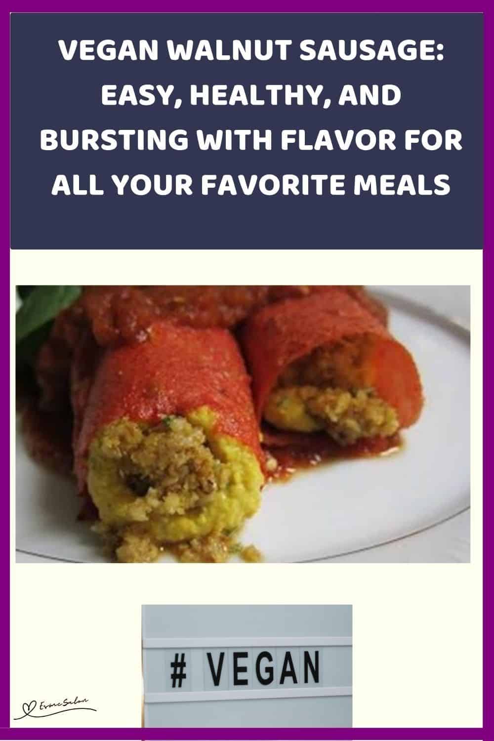 an image of Vegan Walnut Sausage