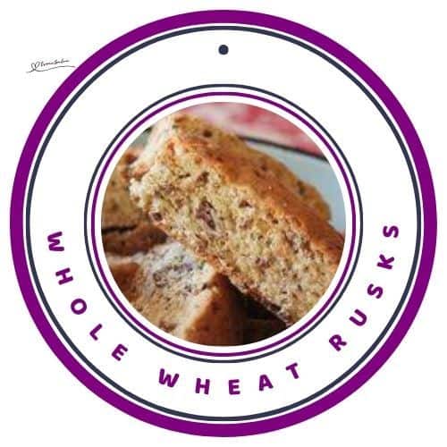 an image of slices Whole Wheat Rusks