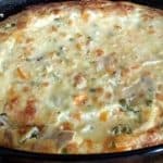 Chicken Cheese Egg Casserole all in one dish, outstanding, delicious and easy
