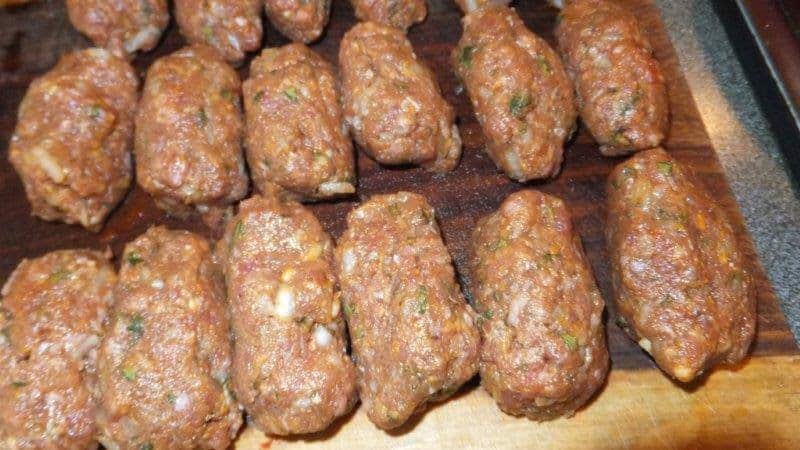 Greek-style brinjal and meatballs