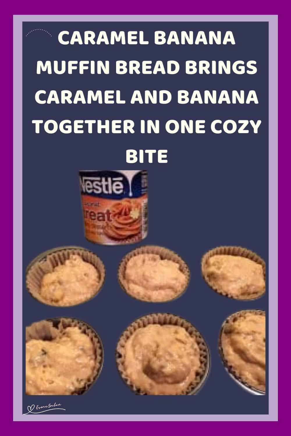 an image of Caramel Banana Muffin Bread