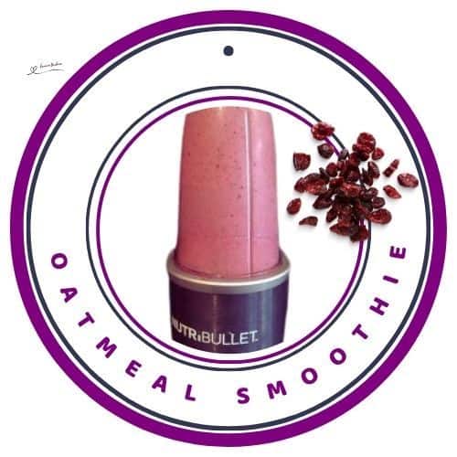 an image of an Oatmeal Smoothie in a NutriBullet