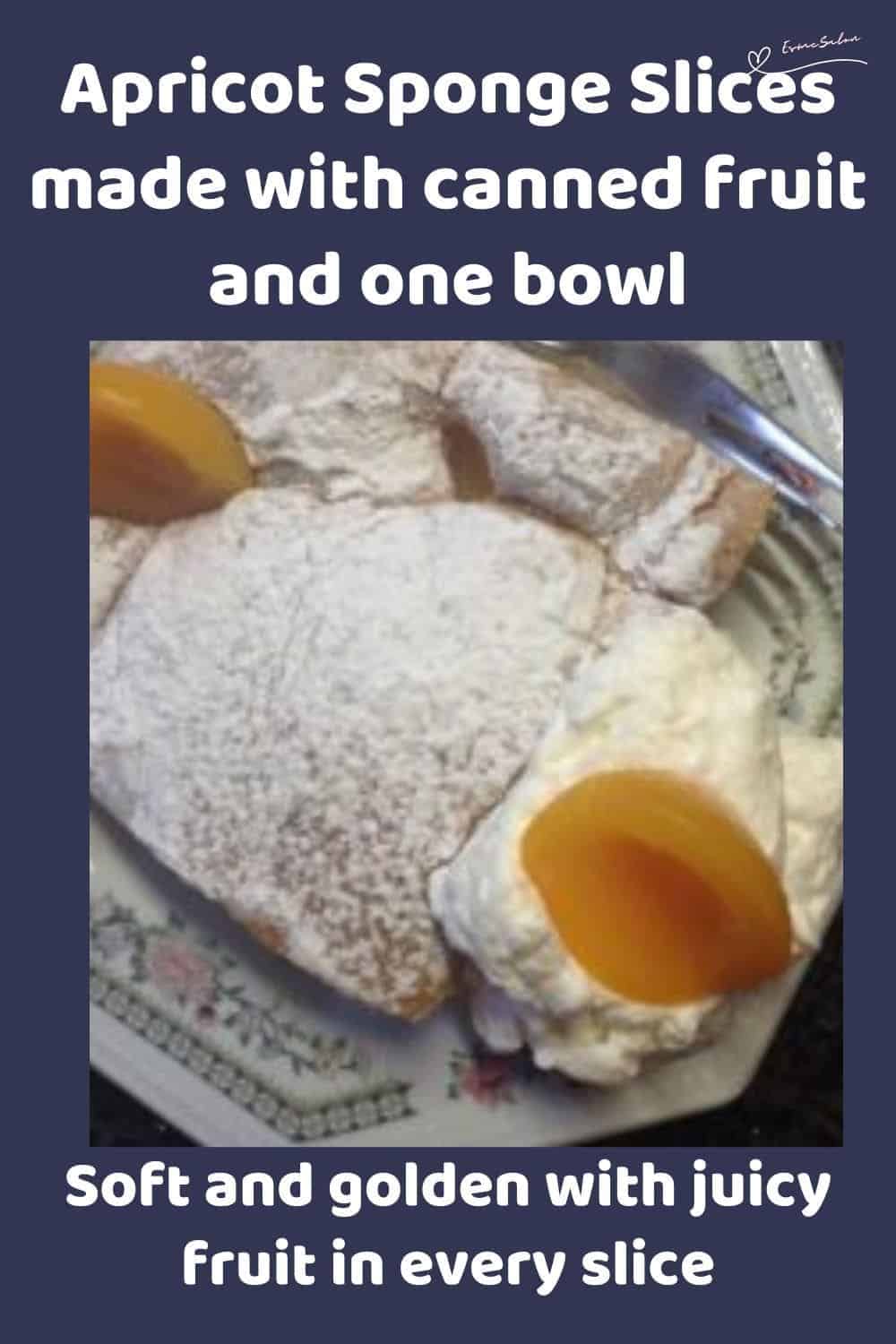 an image of Apricot Sponge Slices