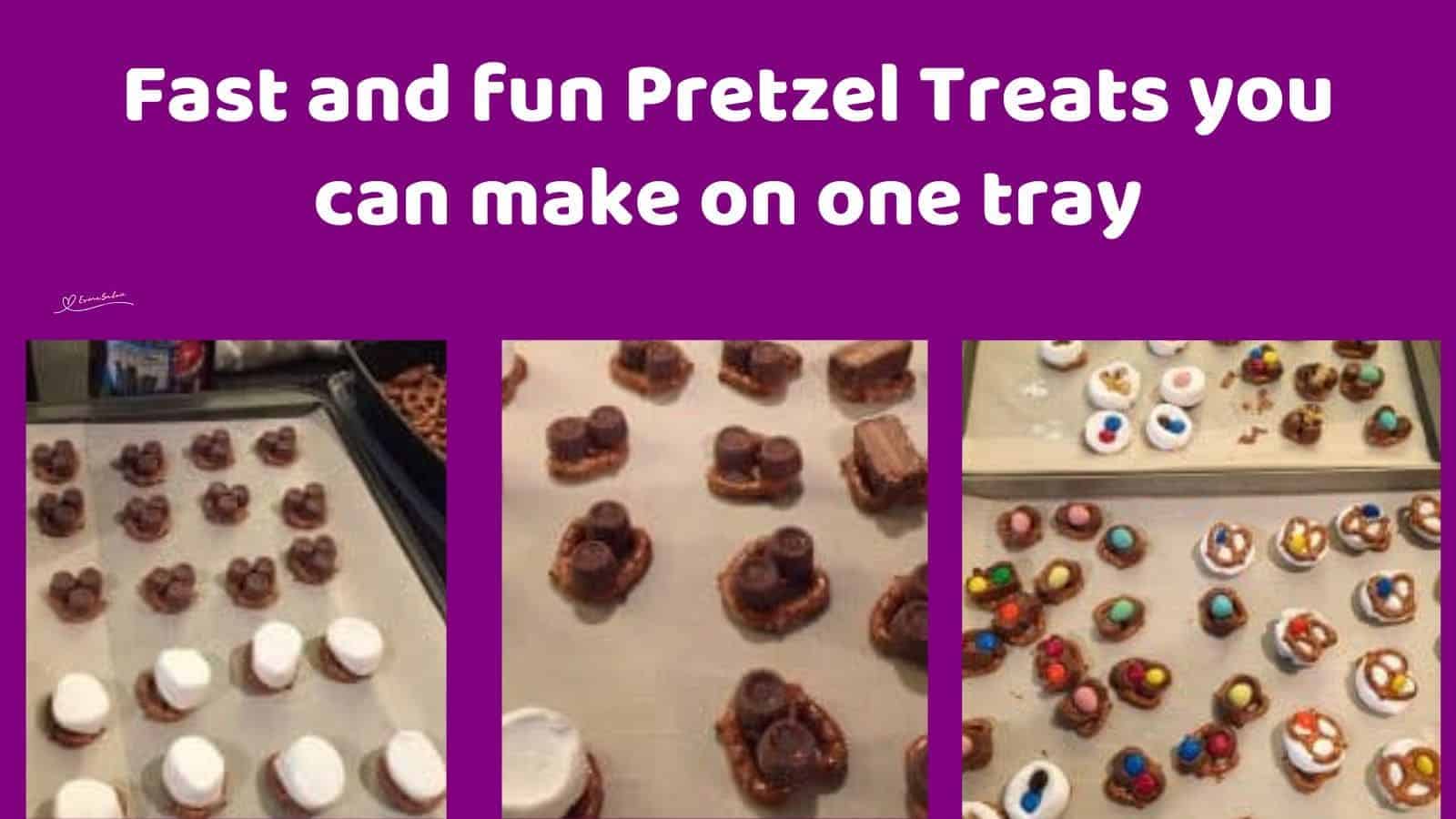 an image of Pretzel Treats topped with various candies