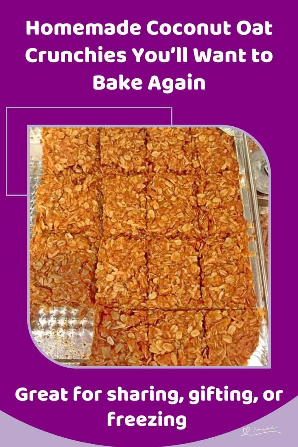 an image of a baking tray with South African Crunchies