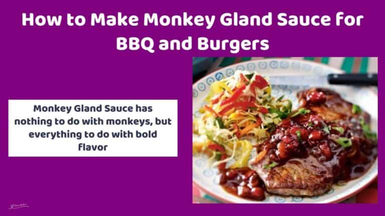an image of Monkey Gland Sauce on a steak with a side of salad