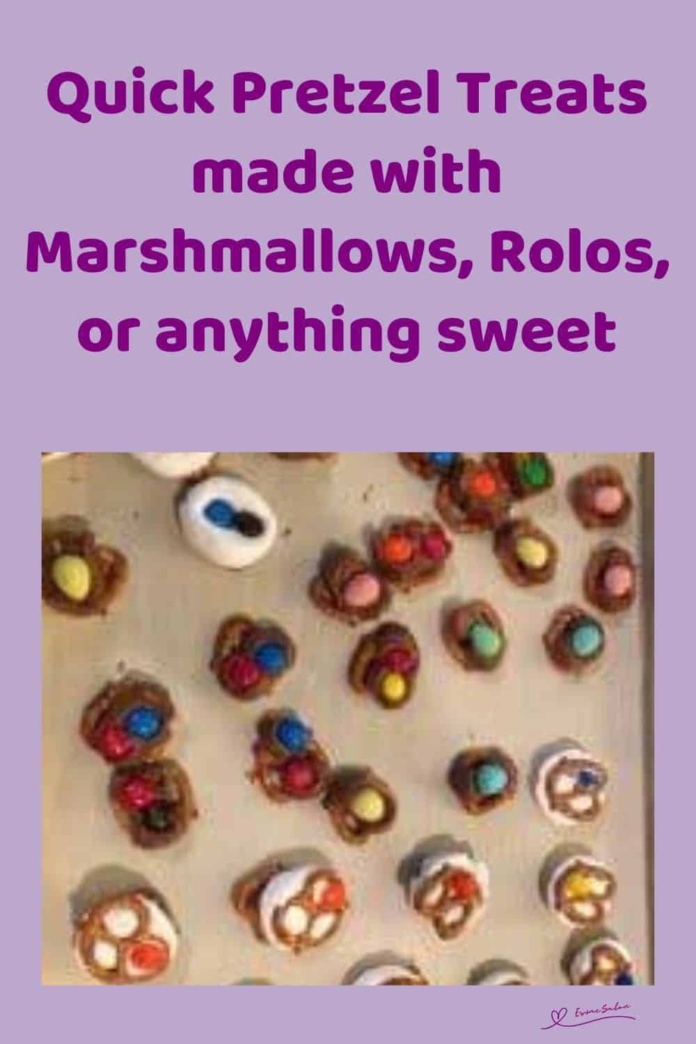 an image of Pretzel Treats topped with various candies