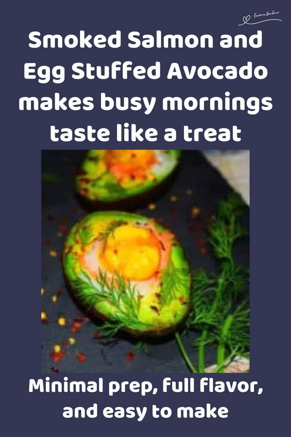 an image of Smoked Salmon and Egg Stuffed Avocado