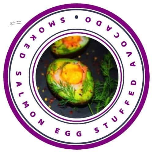 an image of Smoked Salmon and Egg Stuffed Avocado