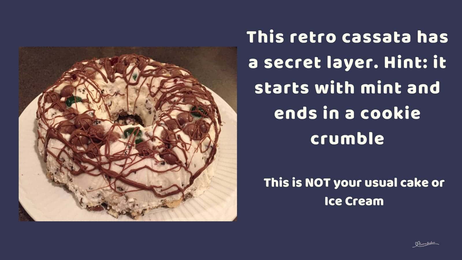 cassata ice cream cake