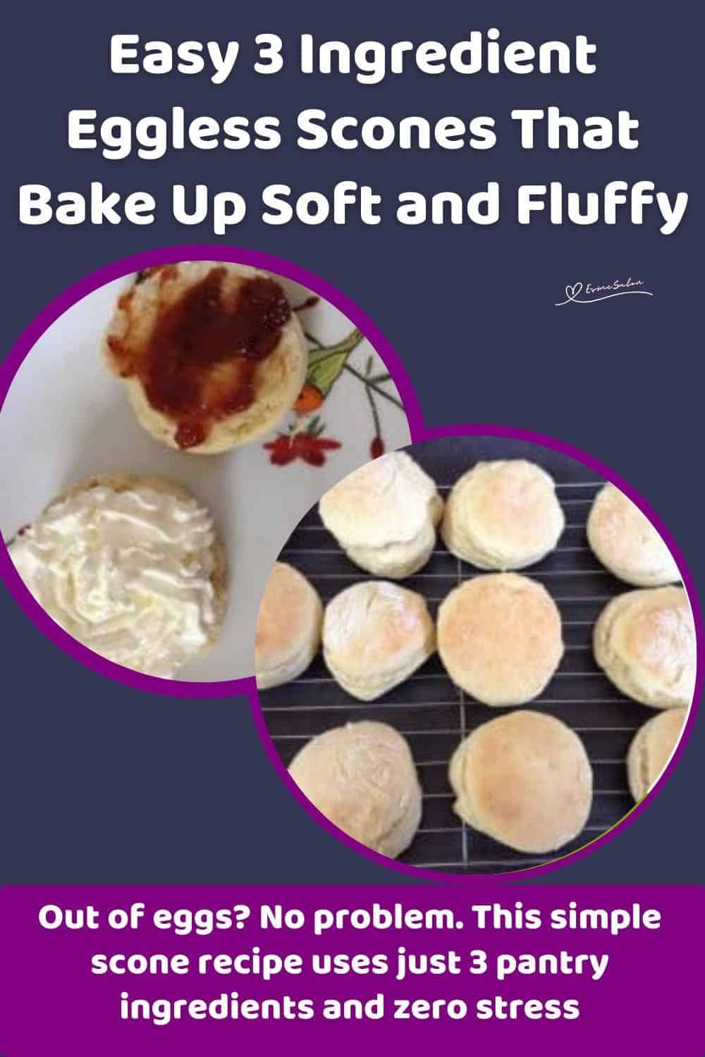 an image of 3-Ingredient Eggless Scones